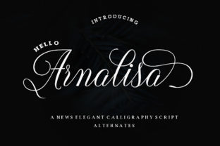 Arnalisa: A Luxurious Script Handwritten Font for Digital Design