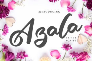 Azala Script Handwritten Font for Playful Brand Campaigns