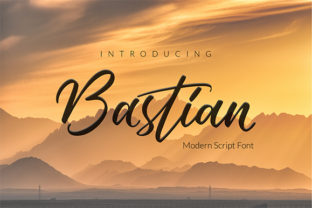 Bastian Script Font for Handcrafted Brand Identity