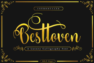 Besttoven: A Luxurious Script Handwritten Font for Upscale Branding