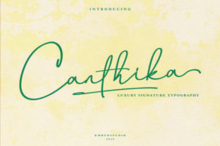 Canthika Script Handwritten Font for Modern Branding