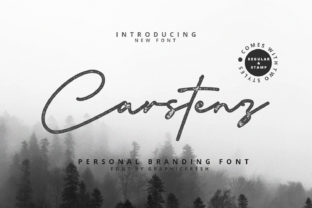 Carstenz: A Modern Script Font for Editorial and Professional Branding