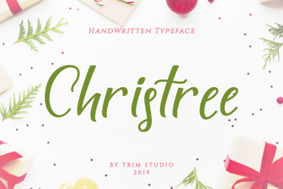 Christree: A Festive Script Handwritten Font for Holiday Branding