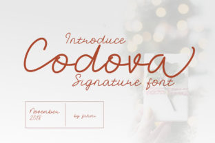 Codova Script Font for Elegant Editorial Typography