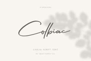 Colbiac: A Script Handwritten Font with Authentic Boldness