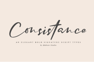 Consistance Script Handwritten Font for Elegant Branding