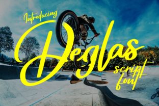 Deglas: A Playful, Modern Script Handwritten Font