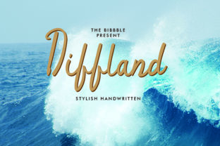 Diffland: A Handwritten Script Font for Branding and Weddings