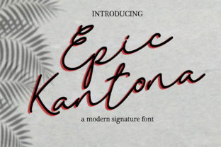Epic Kantona Font for Elegant Brand Identity Design