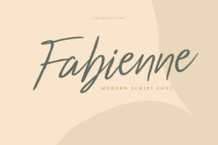 Fabienne: A Strong Natural Script Font for Elegant Editorial Design