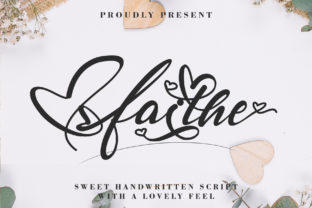 Faithe: A Romantic Script Handwritten Font for Digital Design