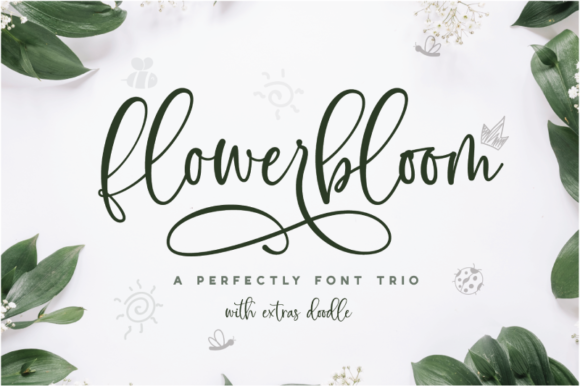 Flowerbloom: A Playful Script Handwritten Font with Organic Charm