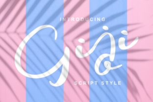 Giji Script Handwritten Font for Authentic Craft Projects