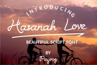 Hasanah Love Font for Elegant Branding and Social Media