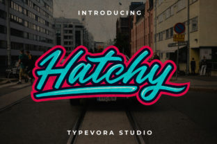 Hatchy Script Handwritten Font for Joyful Design