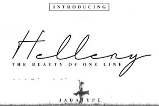 Helleny Font: A Playful Monoline Script for Modern Branding