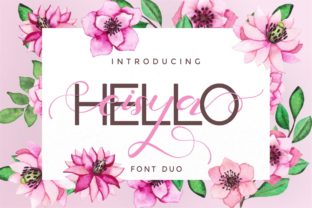 Hello Eisya Duo: A Script Handwritten Font for Elegant Branding