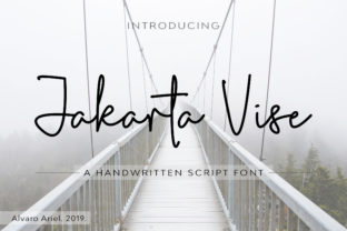 Jakarta Vise Font: A Simple Yet Elegant Script Handwritten Typeface