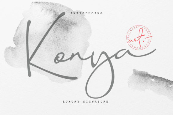 Konya: A Script Handwritten Font for Luxurious Editorial Moments