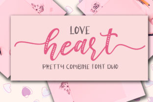 Love Heart Duo: A Script Handwritten Font for Thoughtful Editorial Design