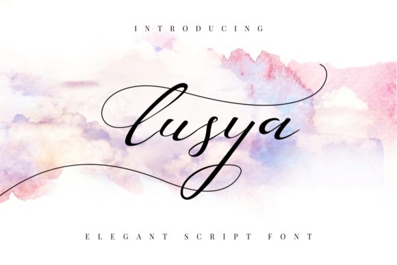 Lusya: Elegant Script Handwritten Font for Modern Design
