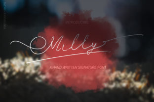 Milly Signature Script Handwritten Font