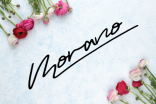 Morano Script Typeface for Elegant Brand Identity