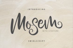 Mosem Script Font for Elegant Brand Identity Design