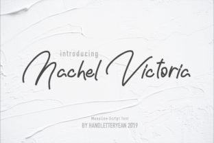 Nachel Victoria: A Modern Script Handwritten Font for Branding