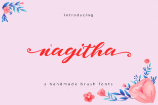 Nagitha Handwritten Script Font for Elegant Digital Branding