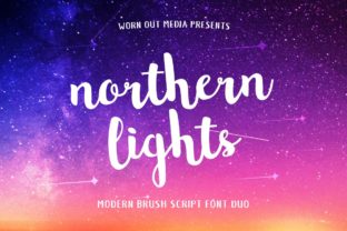 Northern Lights Script Handwritten Font for Creative Projects