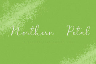 Northern Petal Script Handwritten Font for Makers