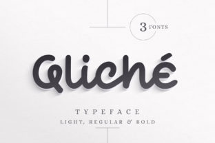 Qliché: A Standout Monoline Script Handwritten Font