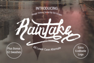 Raintake: A Bold Script Handwritten Font for Impactful Design