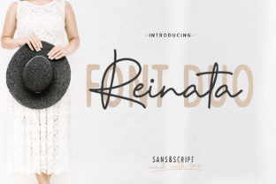 Reinata Duo: A Script Handwritten Font for Authentic Branding
