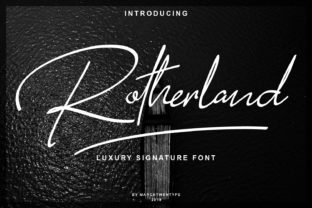 Rotherland: A Luxurious Handwritten Script Font for Designers