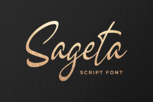 Sageta Script Font for Luxury Branding