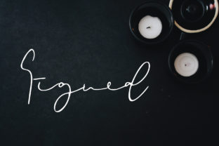 Signed Script Handwritten Font for Authentic Branding