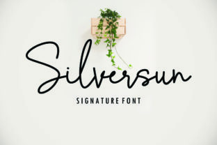 Silversun Font: Elegant Handwritten Script for Makers