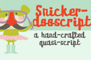 Snickerdooscript: A Whimsical Script Handwritten Font for Campaign Graphics