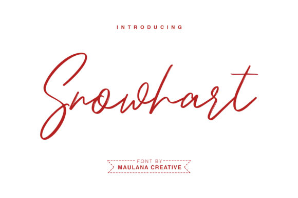 Snowhart: A Modern Script Handwritten Font That Elevates Design