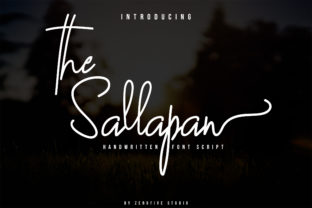 The Sallapan: A Script Handwritten Font for Classy Campaign Design