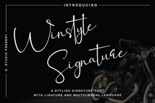 Winstyle Signature Font for Elegant Handmade Design