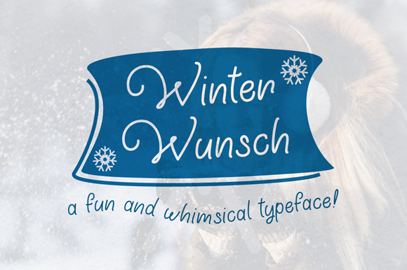 Winter Wunsch: Festive Handwritten Font for Scroll-Stopping Campaigns