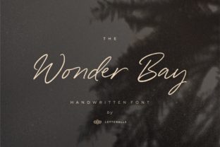 Wonder Bay Script Handwritten Font for Standout Branding