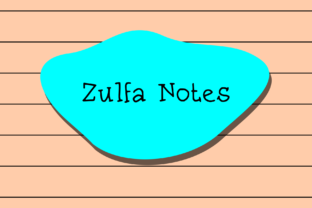 Zulfa Notes Font for Handwritten Branding Projects